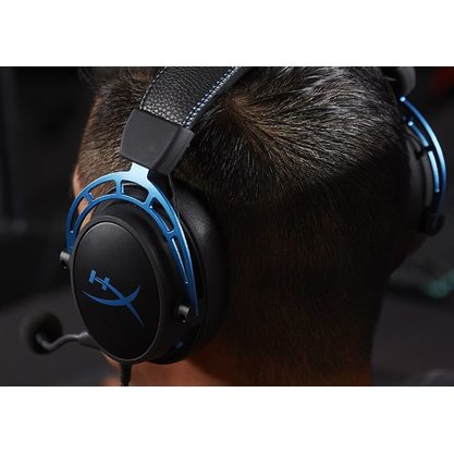 Игровые наушники HyperX Cloud Alpha S (черный/синий)
