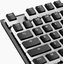 Колпачки на клавиатуру Набор кейкапов HyperX Pudding PBT Keycaps double shot (черный)