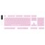 Колпачки на клавиатуру HyperX Pudding Keycaps 2 PBT (розовый)