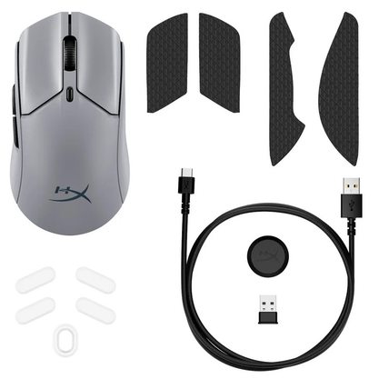 Игровая мышка HyperX Pulsefire Haste 2 PRO 4K Wireless (серый)