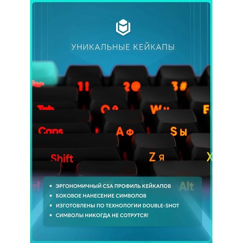 Игровая клавиатура IO by Red Square Type 68 Magnetic Pro Wireless (io2052) (черный)
