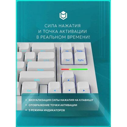 Игровая клавиатура IO by Red Square Type 68 Magnetic Pro Wireless (io2051) (белый)