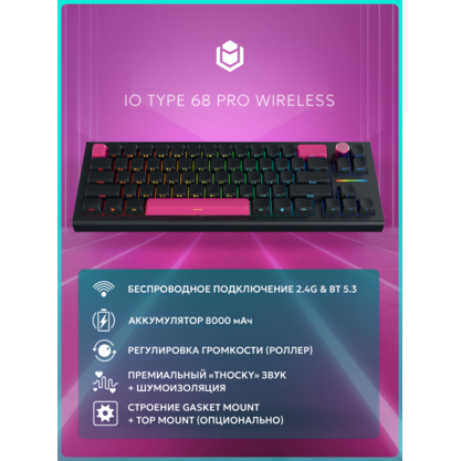 Игровая клавиатура IO by Red Square Type 68 Pro (io272) (черный)