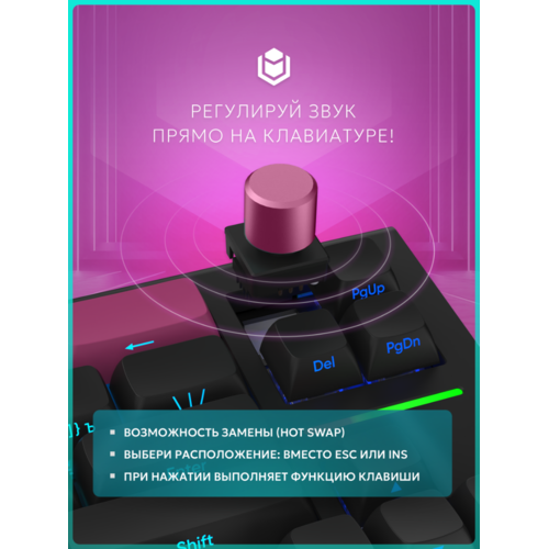 Игровая клавиатура IO by Red Square Type 68 Pro (io272) (черный)