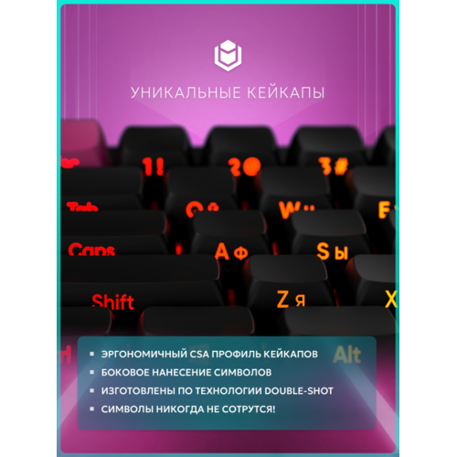 Игровая клавиатура IO by Red Square Type 68 Pro (io272) (черный)