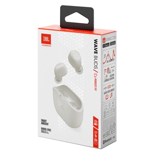 Беспроводные наушники JBL Wave Buds (белый)