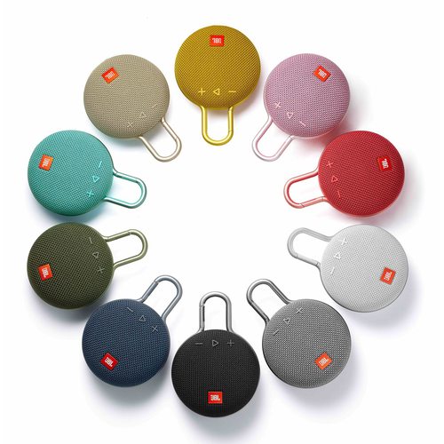 Портативная колонка JBL Clip 3 (черно-белый камуфляж)