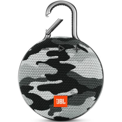 Портативная колонка JBL Clip 3 (черно-белый камуфляж)