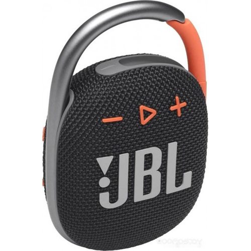 Портативная колонка JBL Clip 4 (черный-оранжевый)