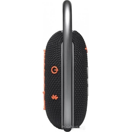 Портативная колонка JBL Clip 4 (черный-оранжевый)