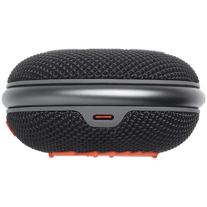 Портативная колонка JBL Clip 4 (черный-оранжевый)