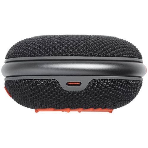 Портативная колонка JBL Clip 4 (черный-оранжевый)