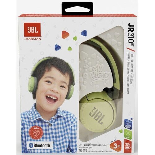 Беспроводные наушники JBL JR310BT (зеленый)
