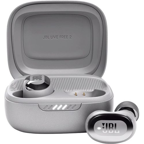 Беспроводные наушники JBL Live Free II (серебристый)