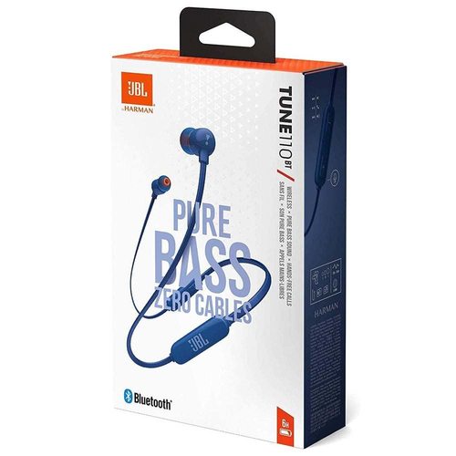 Беспроводные наушники JBL T110BT (синий)