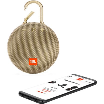 Портативная колонка JBL Clip 3 (песочный)