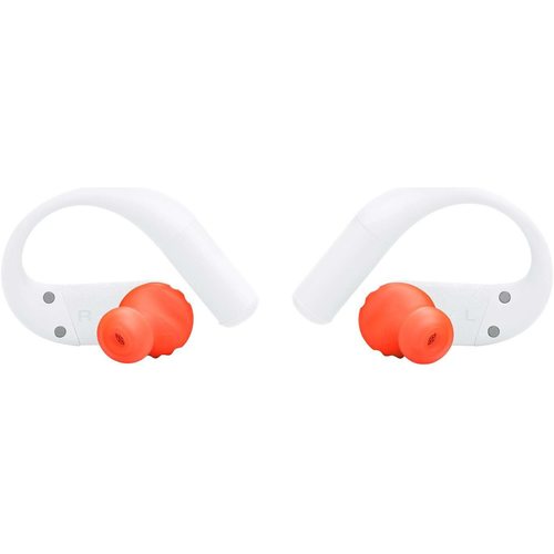 Наушники JBL Endurance Peak 4 (белый/оранжевый)