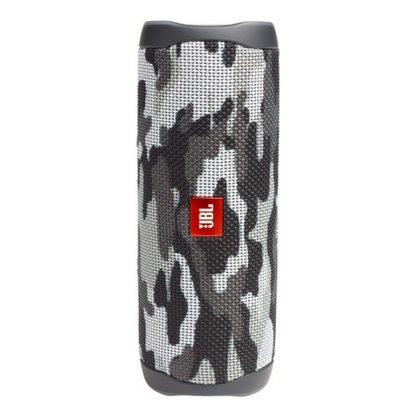 Портативная колонка JBL Flip 5 (черно-белый камуфляж)