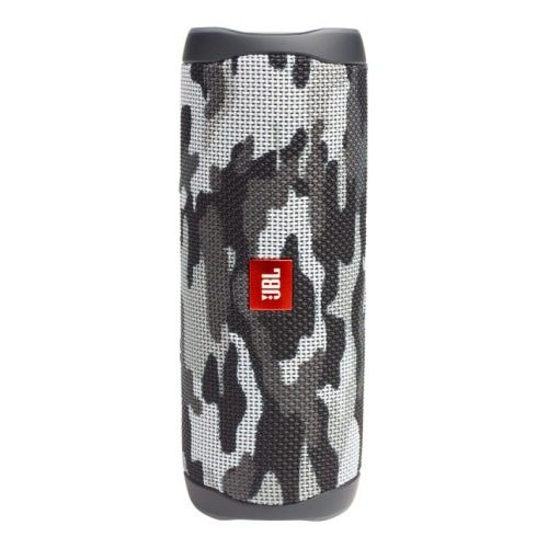 Портативная колонка JBL Flip 5 (черно-белый камуфляж)