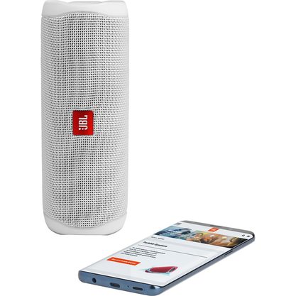 Портативная колонка JBL Flip 5 (белый)
