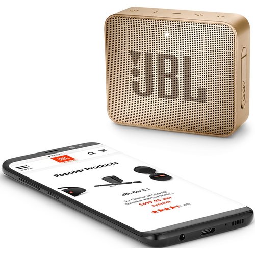 Портативная колонка JBL Go 2 (шампань)