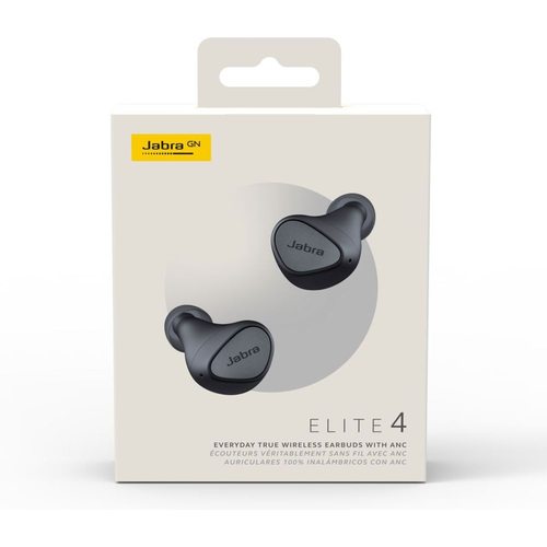 Беспроводные наушники Jabra Elite 4 (тёмно-серый)