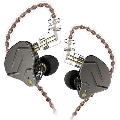 Наушники KZ ZSN Pro без микрофона (серый)