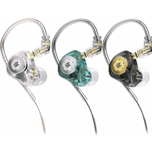 Наушники KZ EDX Pro без микрофона (циан)