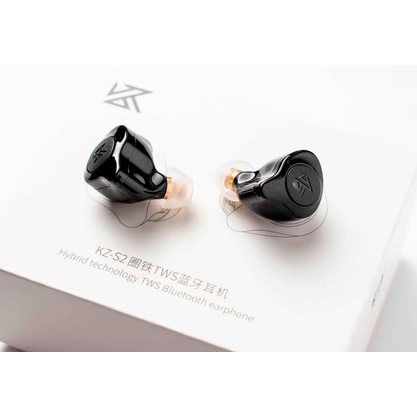 Беспроводные наушники KZ Acoustics S2 (черный)