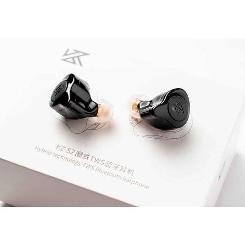 Беспроводные наушники KZ Acoustics S2 (черный)