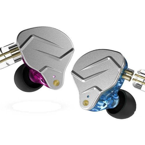 Наушники KZ Acoustics ZSN Pro с микрофоном (синий)