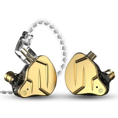 Наушники KZ Acoustics ZSN Pro X без микрофона (золотой)