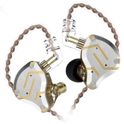 Наушники KZ Acoustics ZS10 Pro без микрофона (блики золотого)