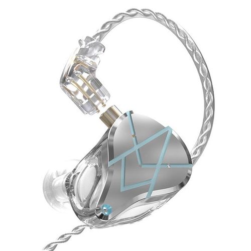 Наушники KZ Acoustics ASX без микрофона (серебристый)