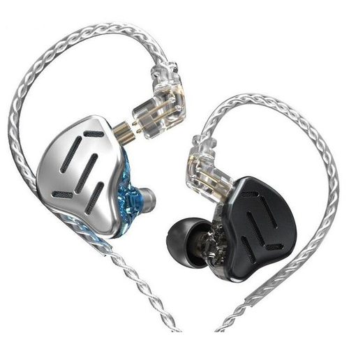 Наушники KZ ZAX без микрофона (серебристый)