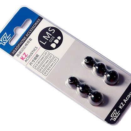 Амбушюры KZ Acoustics Memory Foam (3 пары, черный)