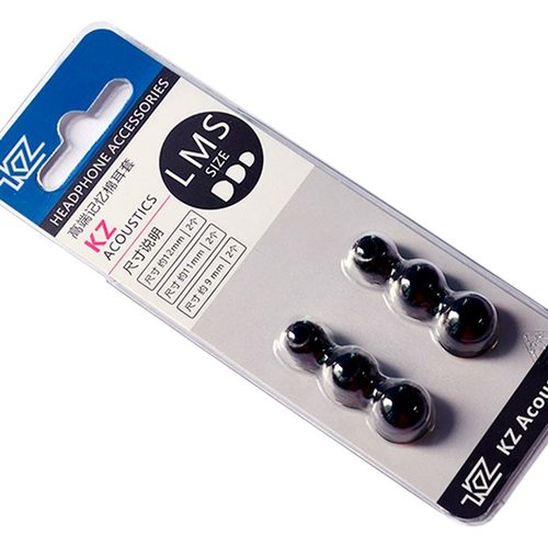 Амбушюры KZ Acoustics Memory Foam (3 пары, черный)