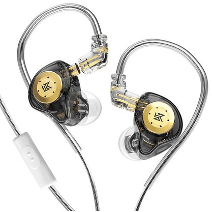 Наушники KZ EDX Pro с микрофоном (черный)