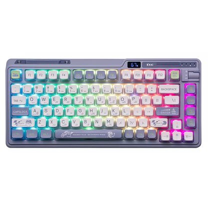 Игровая клавиатура KZZI K75 Pro Knight Gray Moment Linear Switch