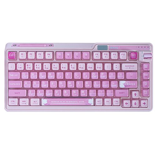 Игровая клавиатура KZZI K75 Pro Sakura Pink Moment Linear Switch