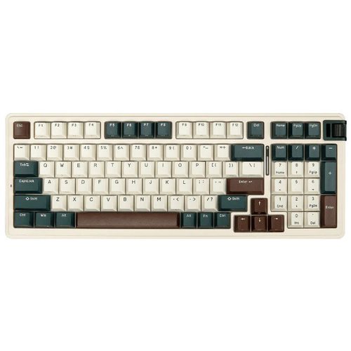 Игровая клавиатура KZZI K98 Oasis Green Rain Switch