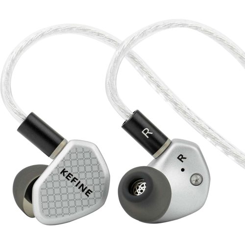 Наушники Kefine Klean без микрофона 3.5 мм (серебристый)