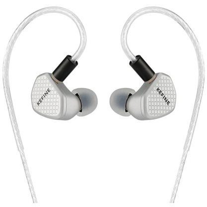 Наушники Kefine Klean без микрофона 3.5 мм (серебристый)