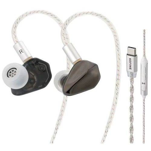 Наушники Kefine Loric с микрофоном USb Type-C (черный)
