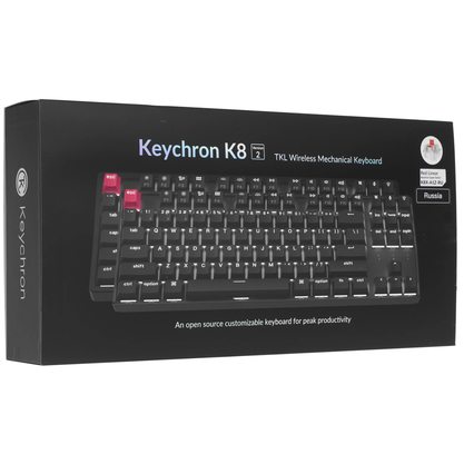 Игровая клавиатура Keychron K8 Version 2 RGB Red Switch (RU)