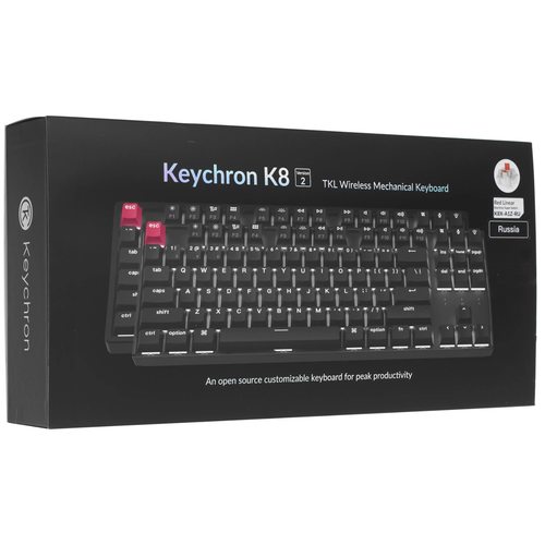 Игровая клавиатура Keychron K8 Version 2 RGB Red Switch (RU)