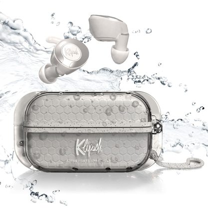 Беспроводные наушники Klipsch T5 II TW Sport (серый)