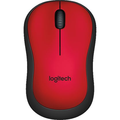 Мышка офисная Logitech M220 (красный)