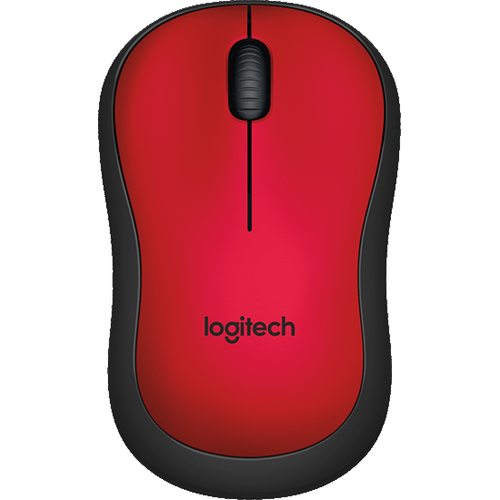 Мышка офисная Logitech M220 (красный)