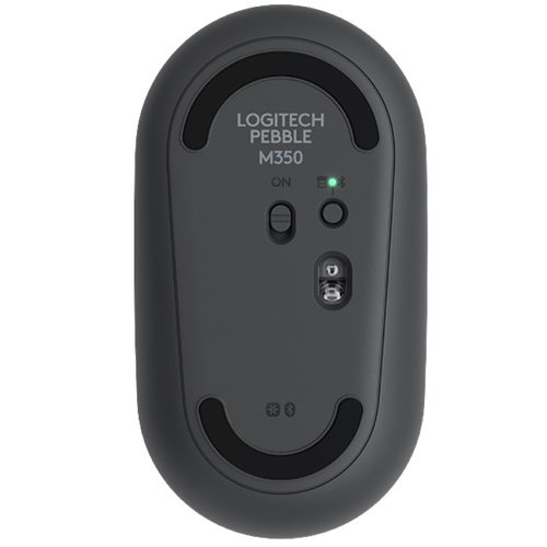 Мышка офисная Logitech M350 Pebble Graphite (черный)